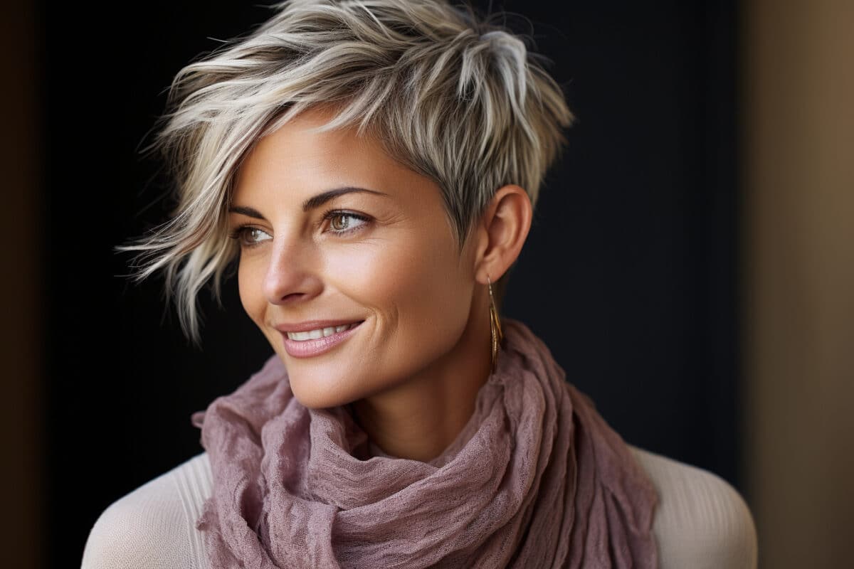 Coupes courtes tendances pour cheveux matures : Élégance et modernité