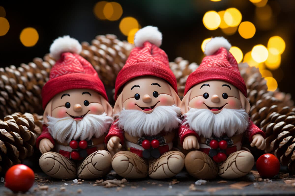 Créez vos propres lutins de Noël avec des pommes de pin pour une décoration festive magique