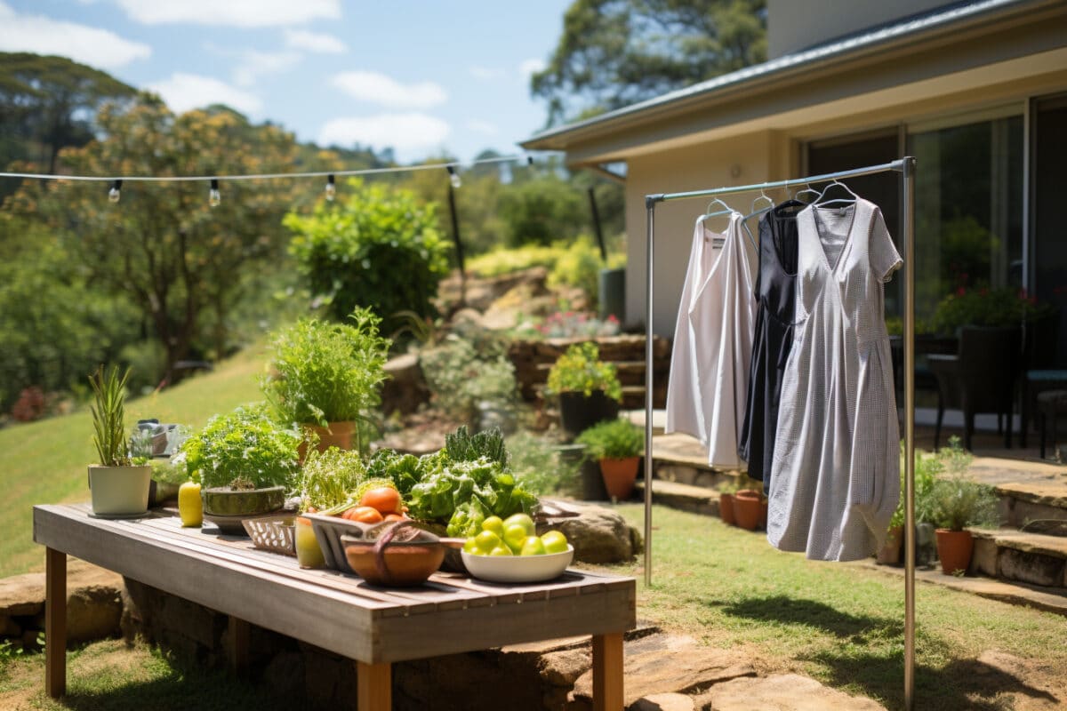 La corde à linge extensible en acier Vileda : un étendage adapté à toutes circonstances