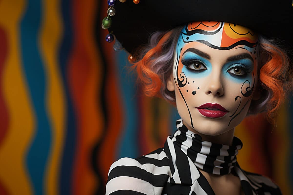 Le « Glamour Ghoul » : le combo maquillage-pop-art et élégance