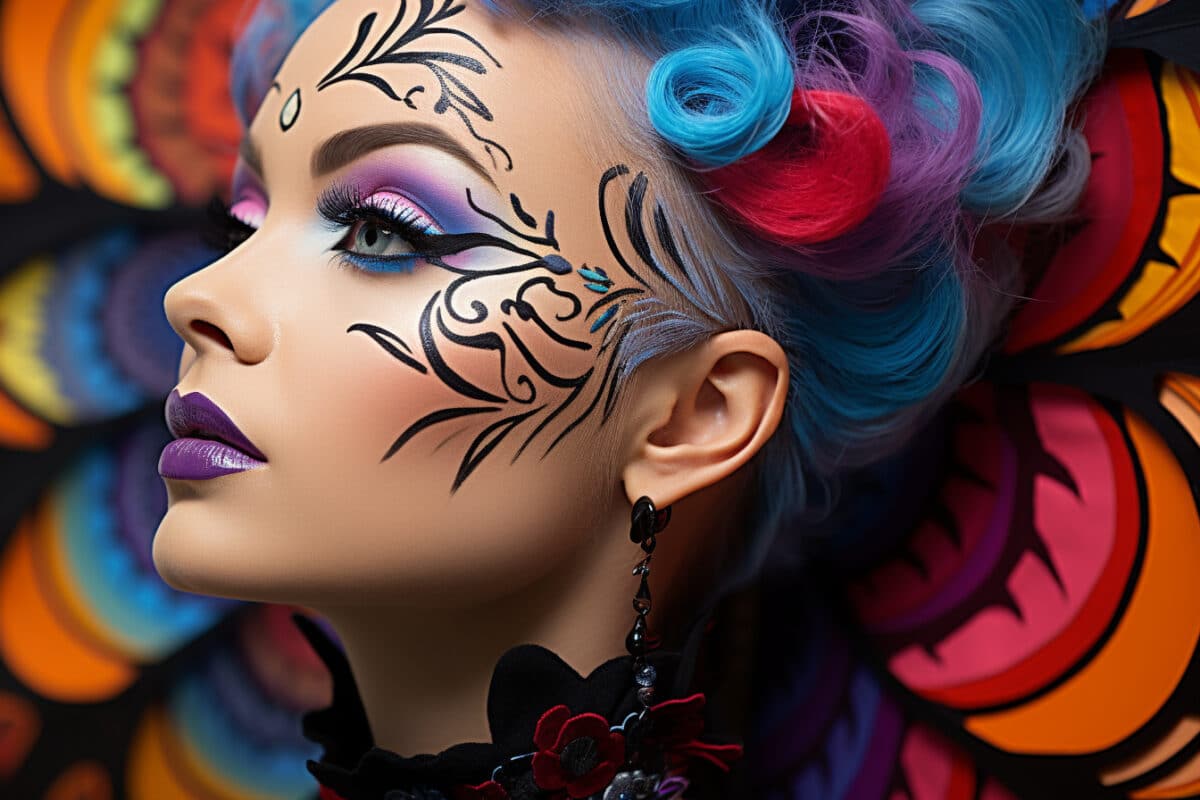 Le « Glamour Ghoul » : le combo maquillage-pop-art et élégance