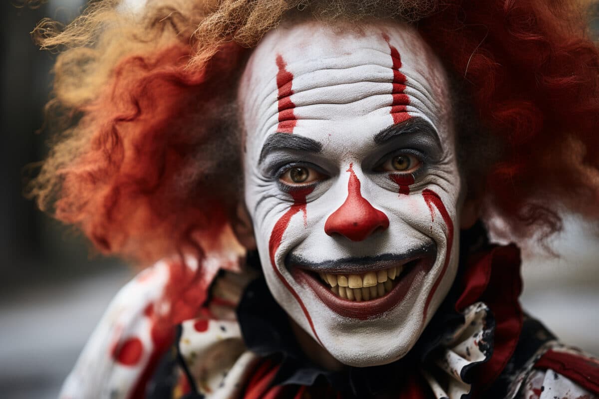 Le clown effrayant :