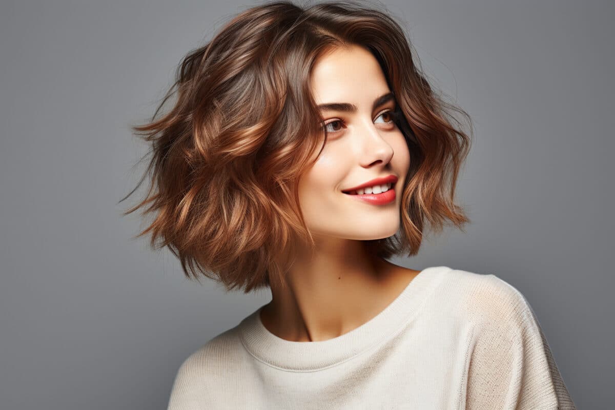 Le long bob, coiffure en vogue cet automne-hiver 2023-2024