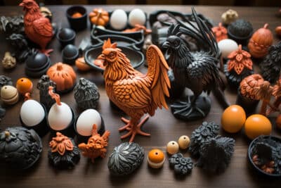 Les décorations d’Halloween originales avec des boîtes à œufs