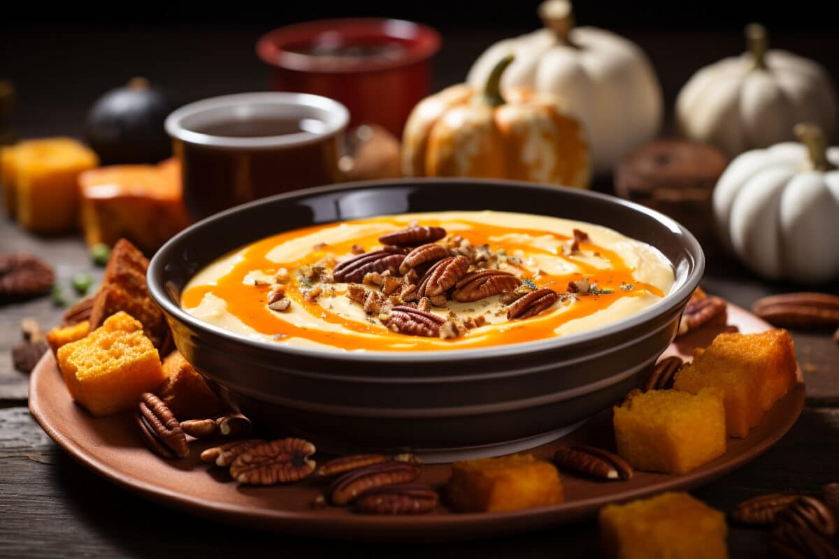 Sublimez la courge avec cette recette originale et délicieuse de soupe crémeuse au chorizo