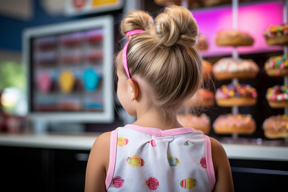 1. Le chignon donut