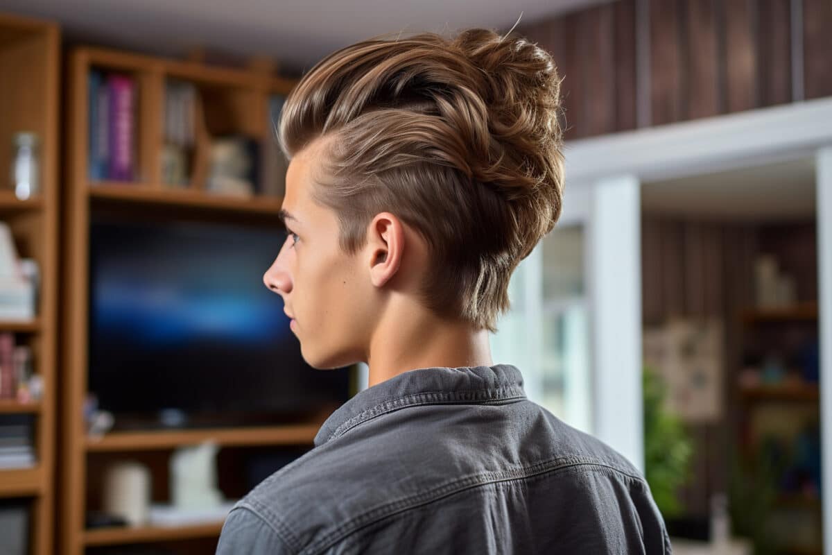 10. Le man-bun pour une coiffure pratique et stylée