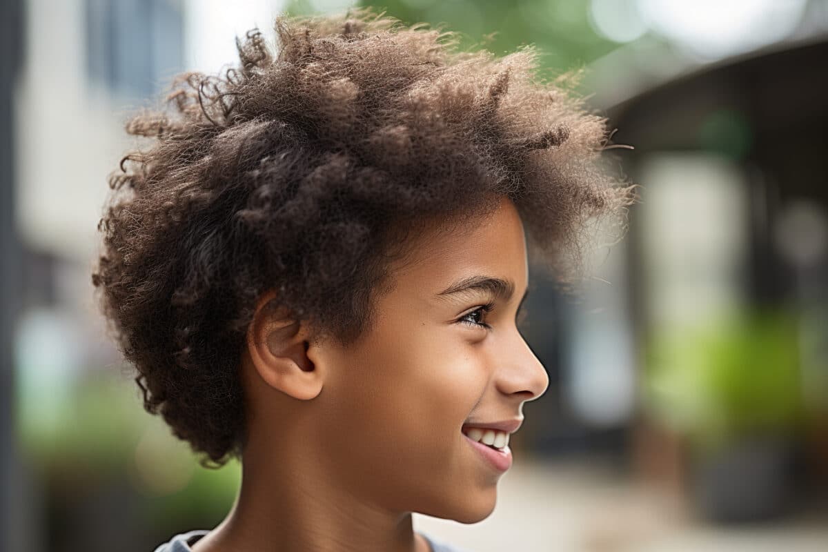 5. La coupe afro pour valoriser les cheveux crépus