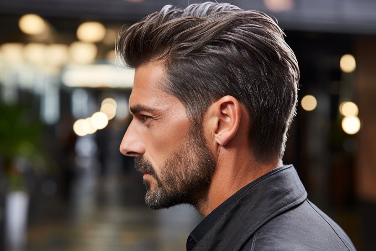 5. Le slick back dégradé