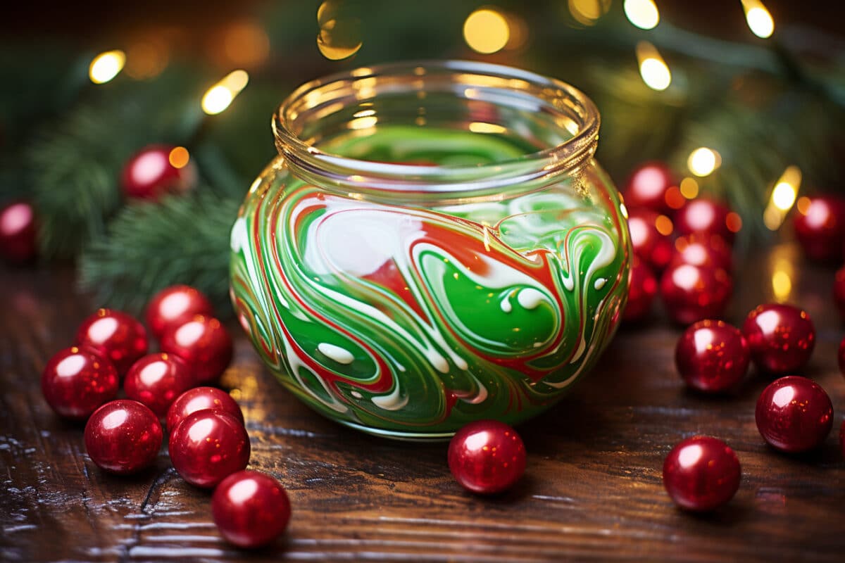 8. Le slime aux couleurs de Noël