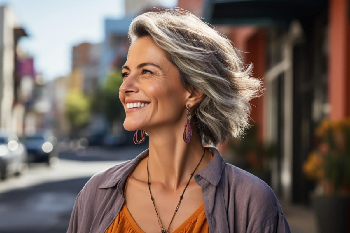 Cheveux fins : quelle(s) coupe(s) adopter après 50 ans ?