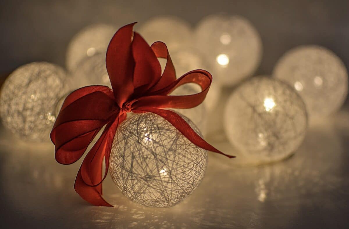 des boules de Noël