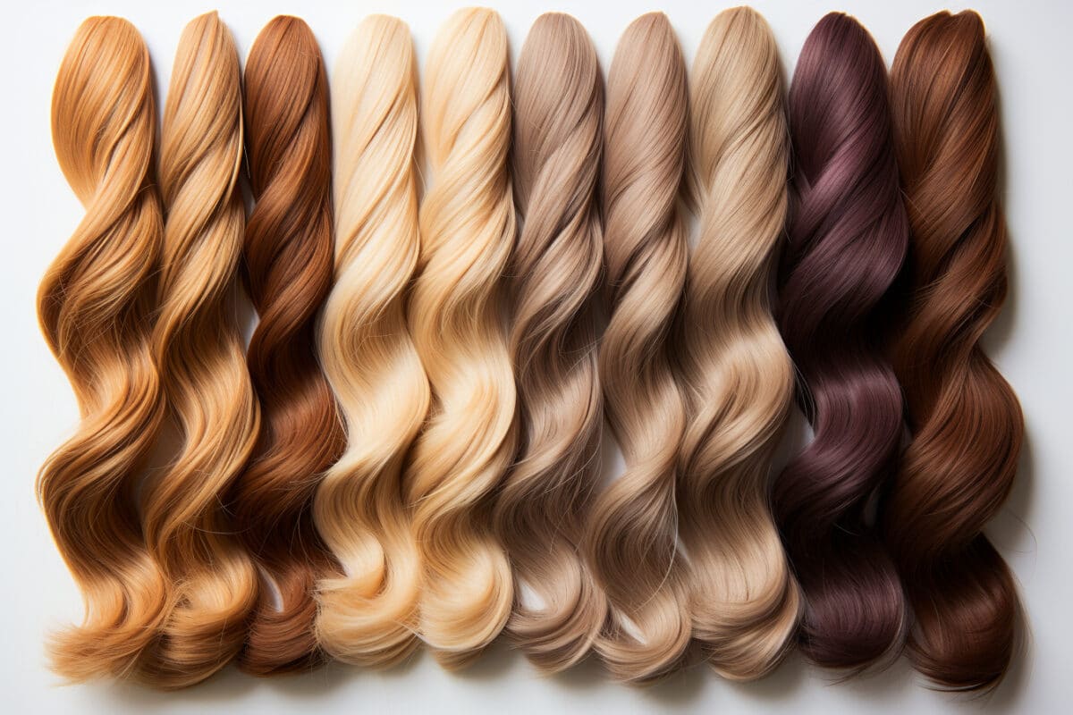 Différentes options de couleur : du blond cendré subtil au brun chaud