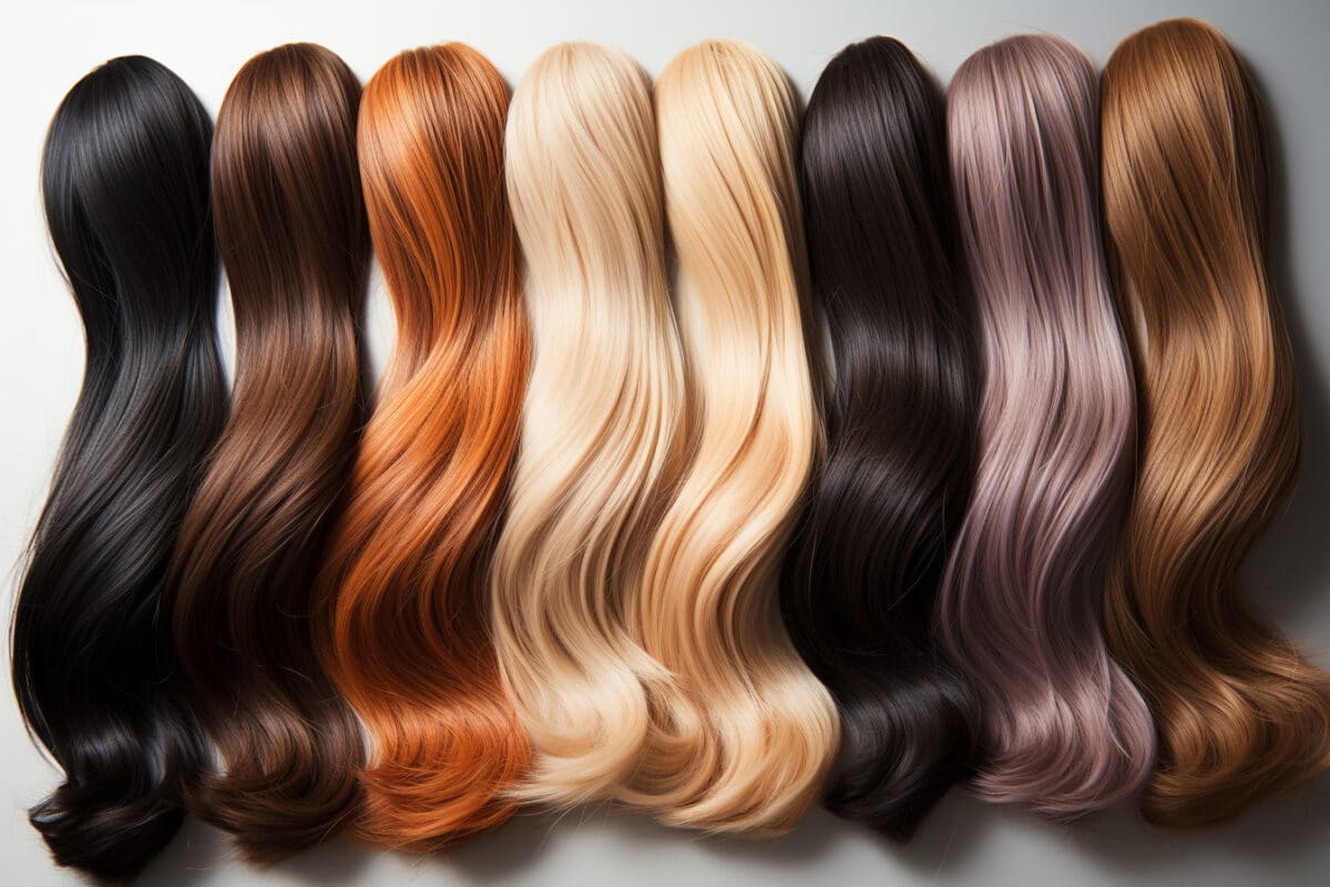 Différentes options de couleur : du blond cendré subtil au brun chaud