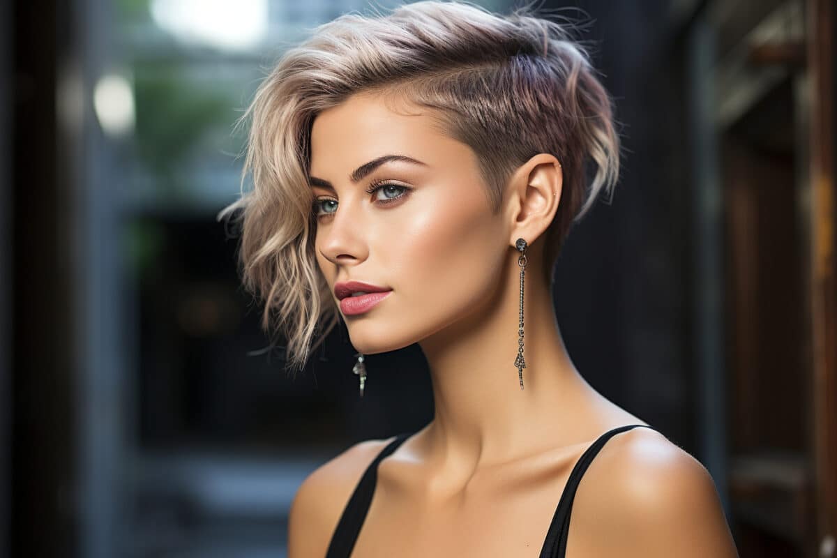 La coupe asymétrique avec undercut