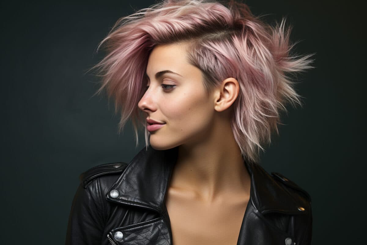 La coupe asymétrique inspirée du faux-hawk