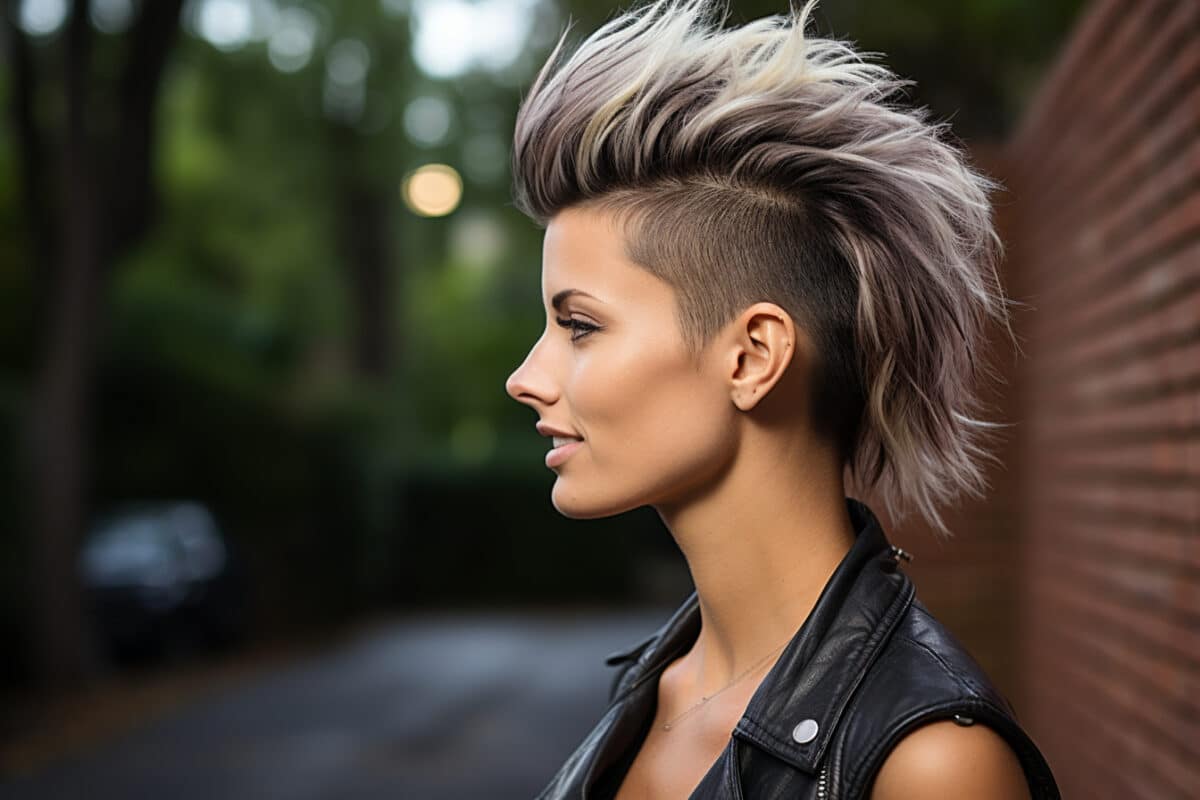 La coupe asymétrique inspirée du faux-hawk