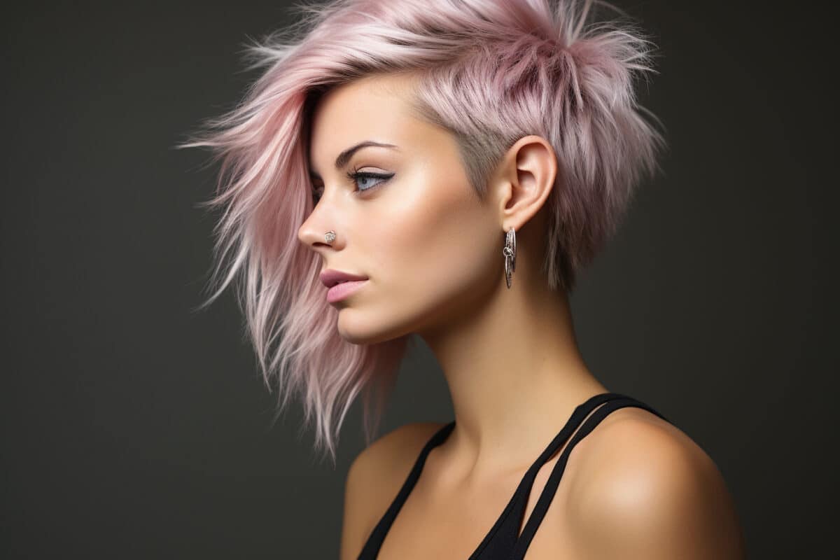 La coupe asymétrique inspirée du faux-hawk