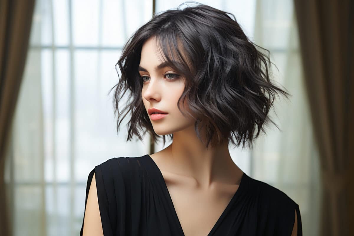 La coupe mi-longue asymétrique