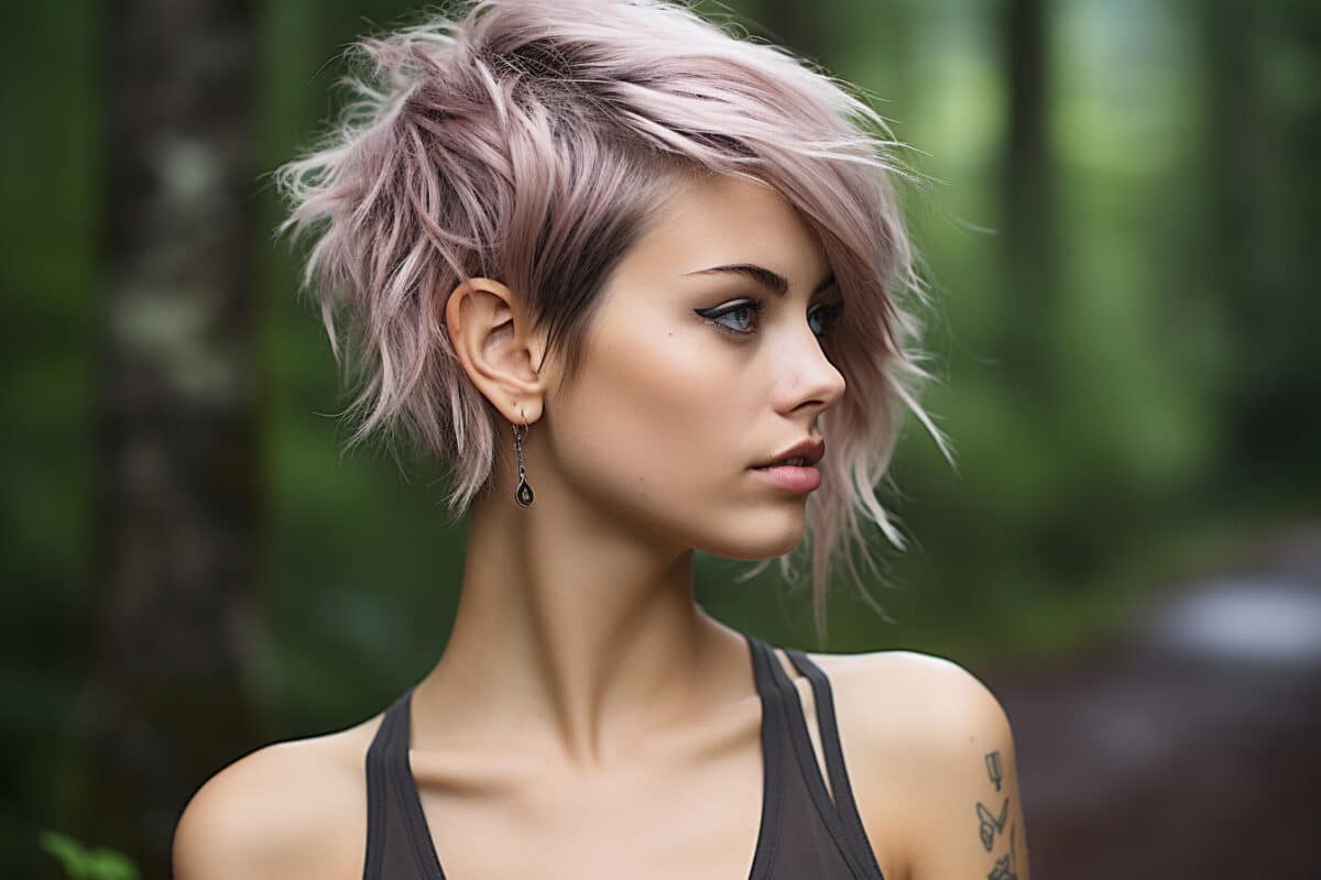 La coupe pixie asymétrique