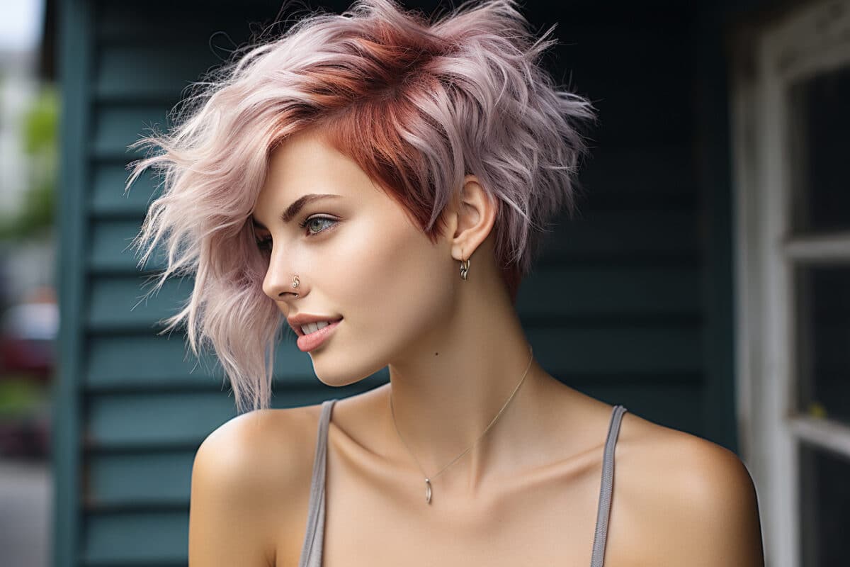 La coupe pixie asymétrique