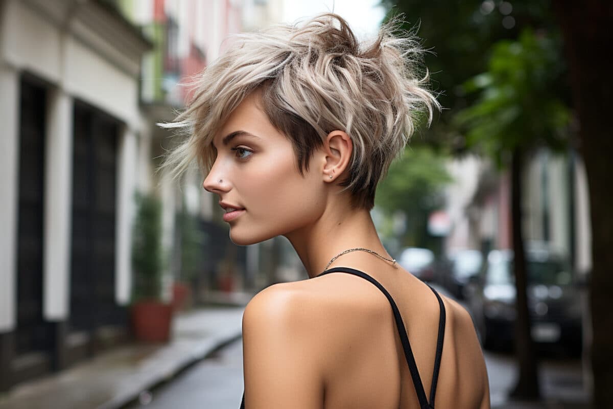 La coupe pixie asymétrique