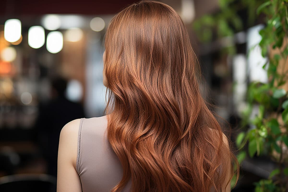 Le balayage brun noisette pour illuminer les cheveux naturellement