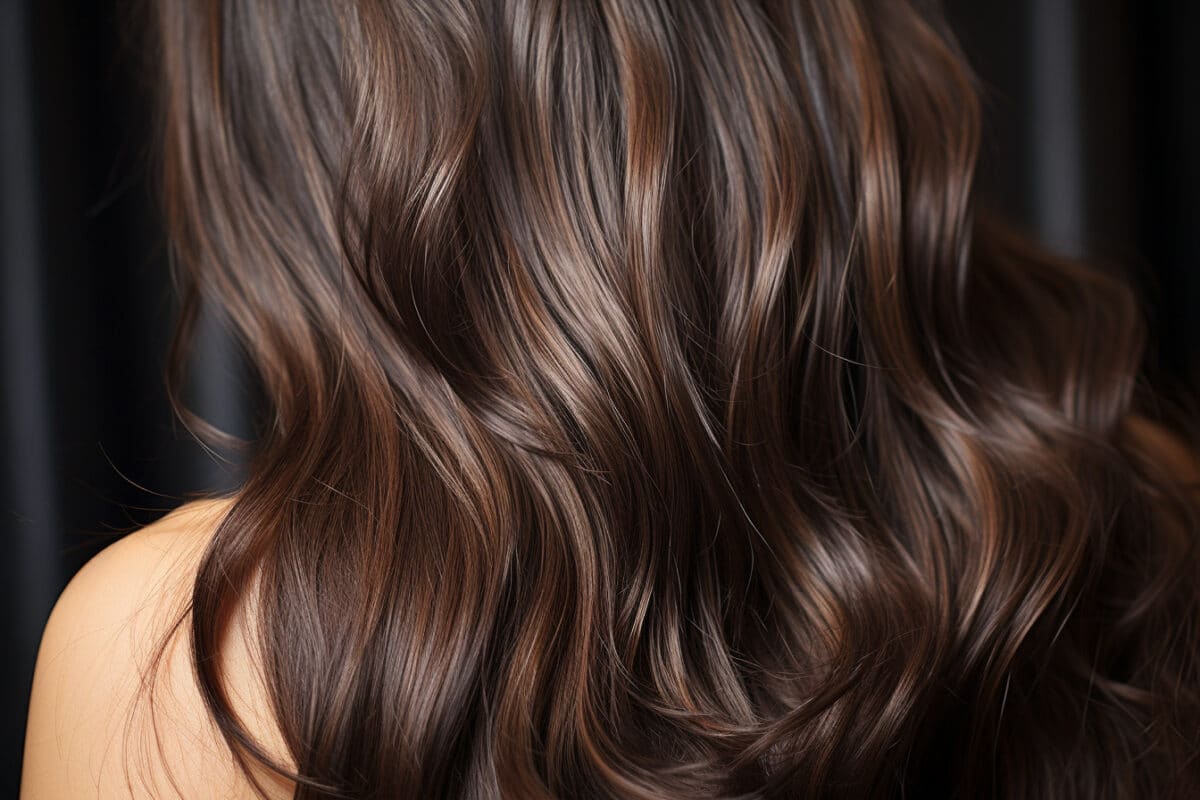 Le brun chaud : une solution pour fondre les cheveux blancs dans la masse