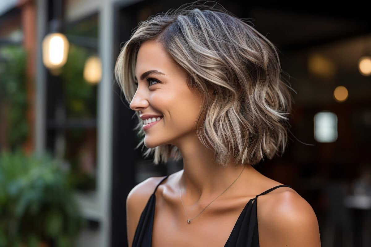 Le long bob (ou «lob») asymétrique