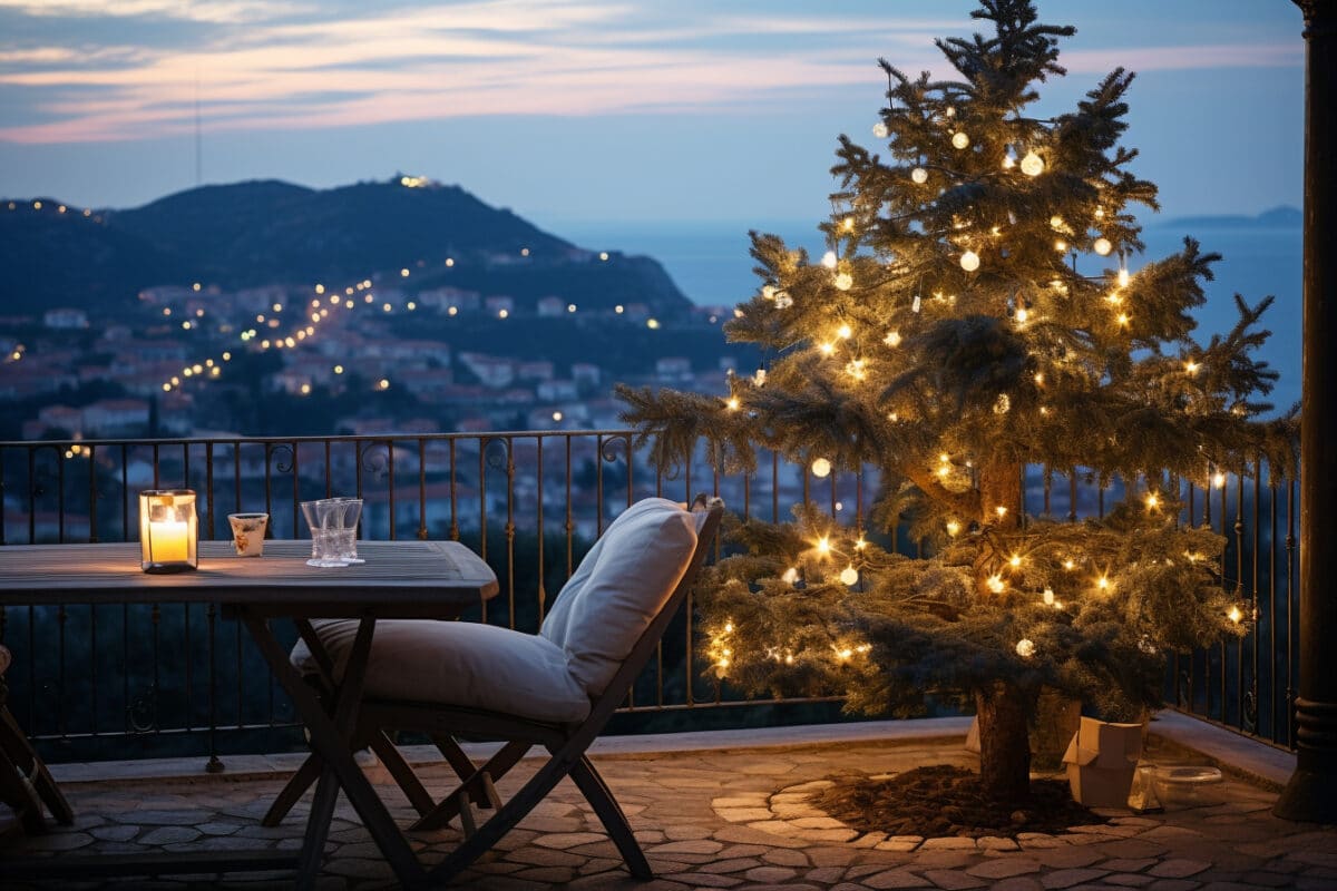 Le romantisme de la Côte d’Azur pour un Noël au bord de l’eau