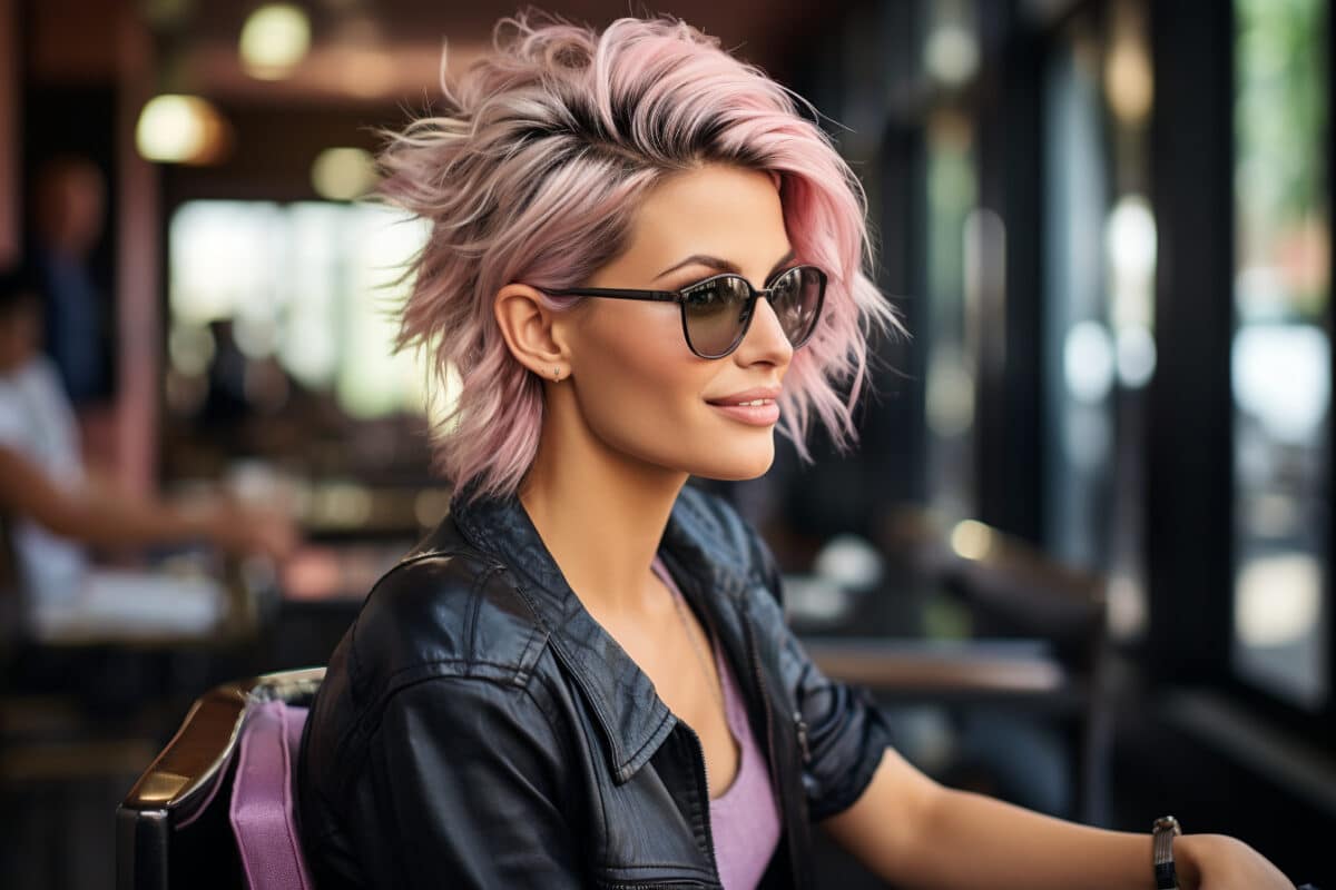 Les nouvelles tendances en matière de coupe de cheveux pour femme de 50 ans avec lunettes