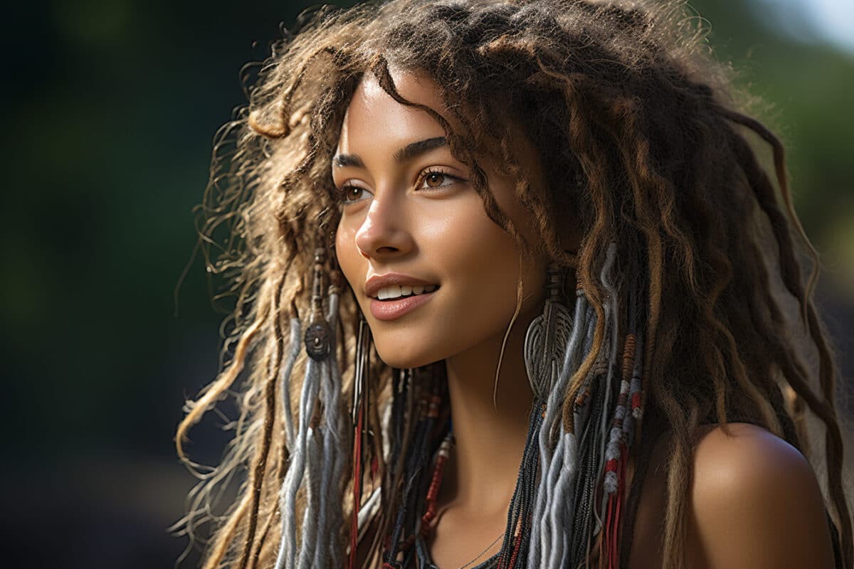 Marie : des cheveux longs et lisses aux dreadlocks