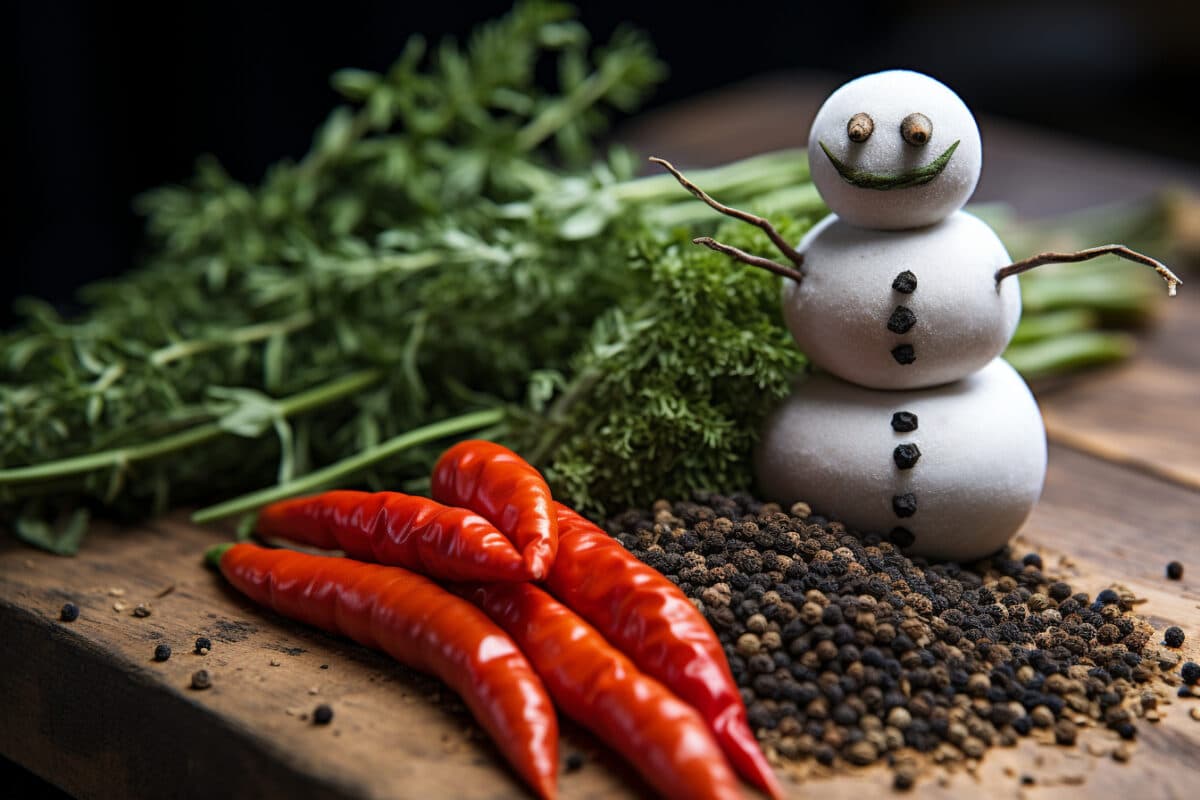 Matériel nécessaire pour confectionner votre bonhomme de neige
