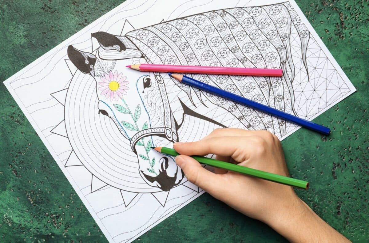 coloriage contre le stress