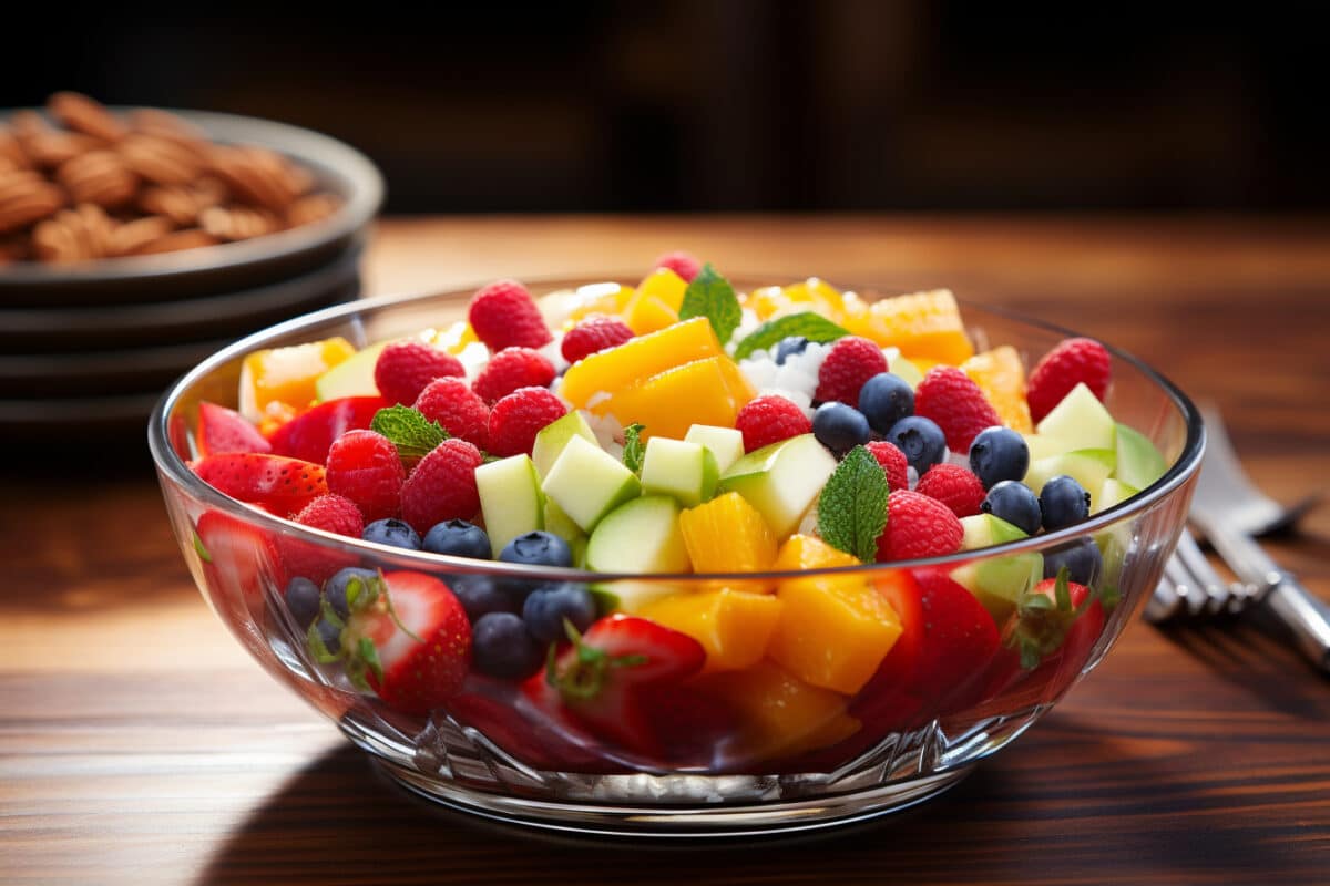 La salade de fruits parfaite de grand-mère sans sucre ajouté