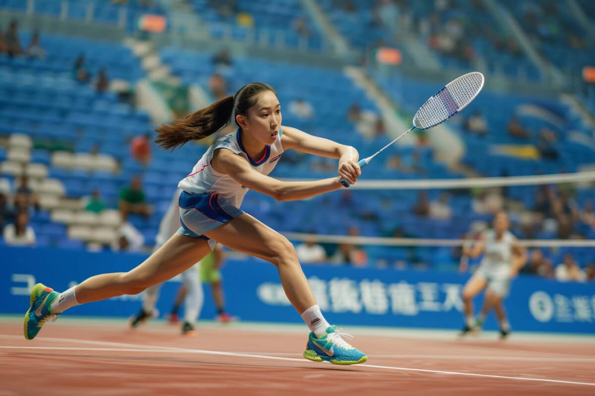 Comment le badminton favorise-t-il la rapidité et la précision des mouvements ?