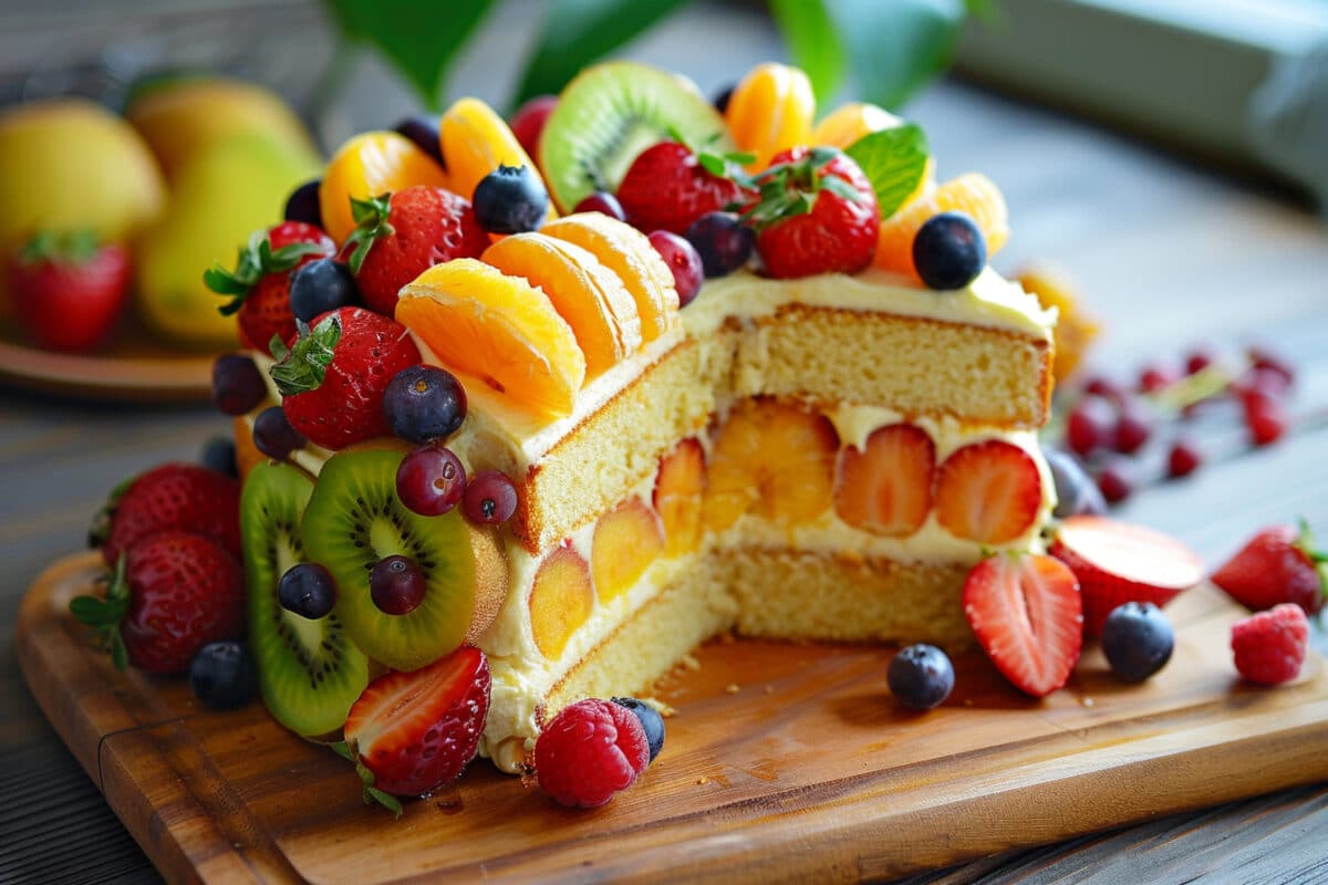 Comment réaliser un gâteau invisible aux fruits et étonner vos invités ?