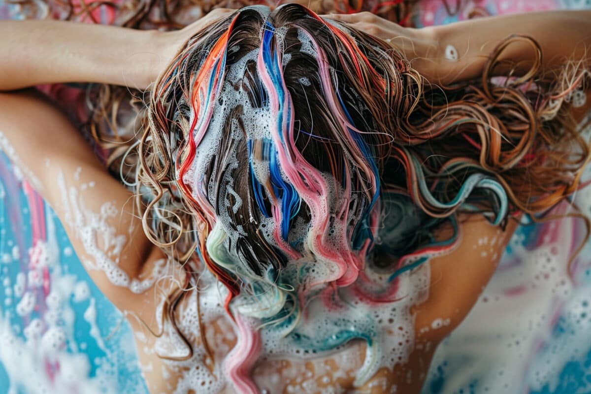 Comment un shampooing peut-il protéger les cheveux colorés du délavement ?