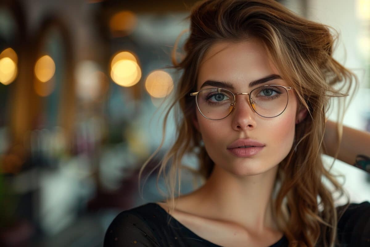 Élégance intemporelle : coupes de cheveux pour femmes de 45 ans avec lunettes
