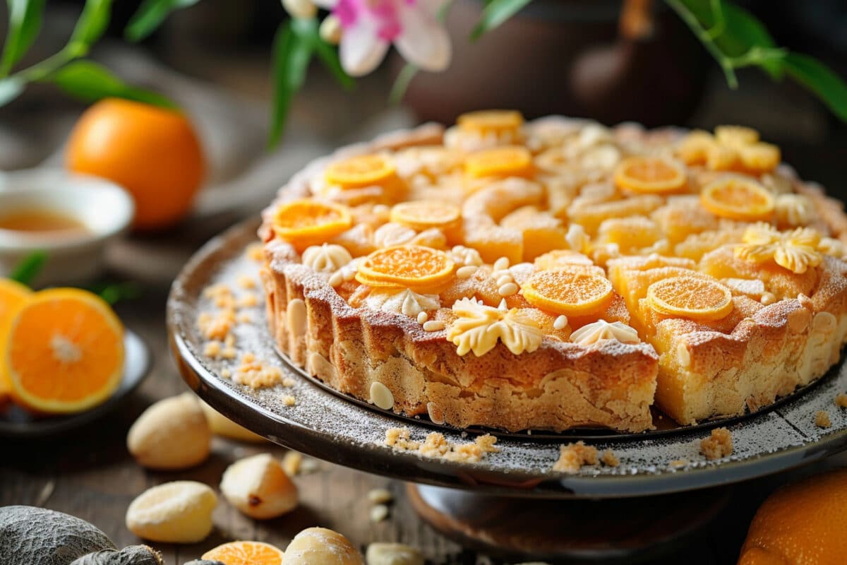 Gâteau aux amandes et fleur d'oranger, la douceur orientale de grand-mère