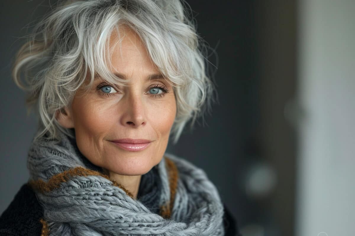 La coupe parfaite : cheveux courts pour femmes de 65 ans