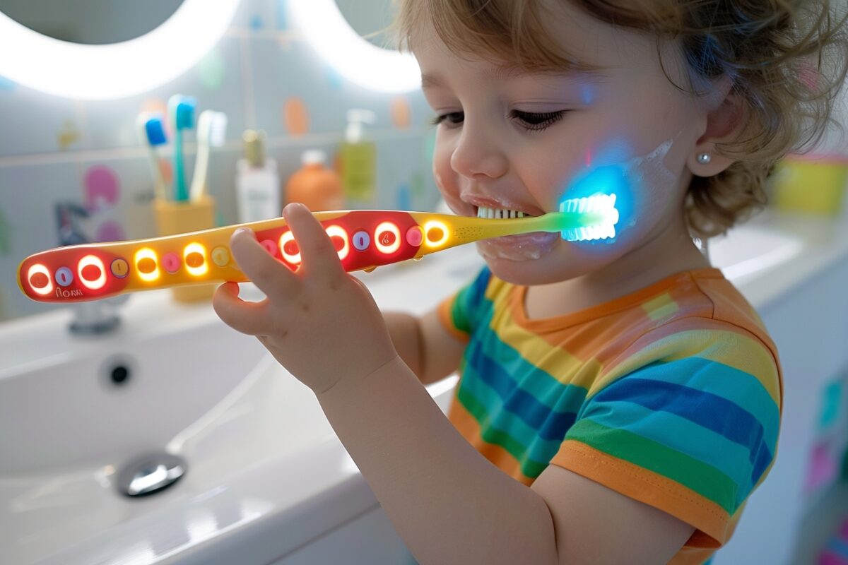 Les brosses à dents avec guides lumineux sont-elles un outil utile pour les enfants ?