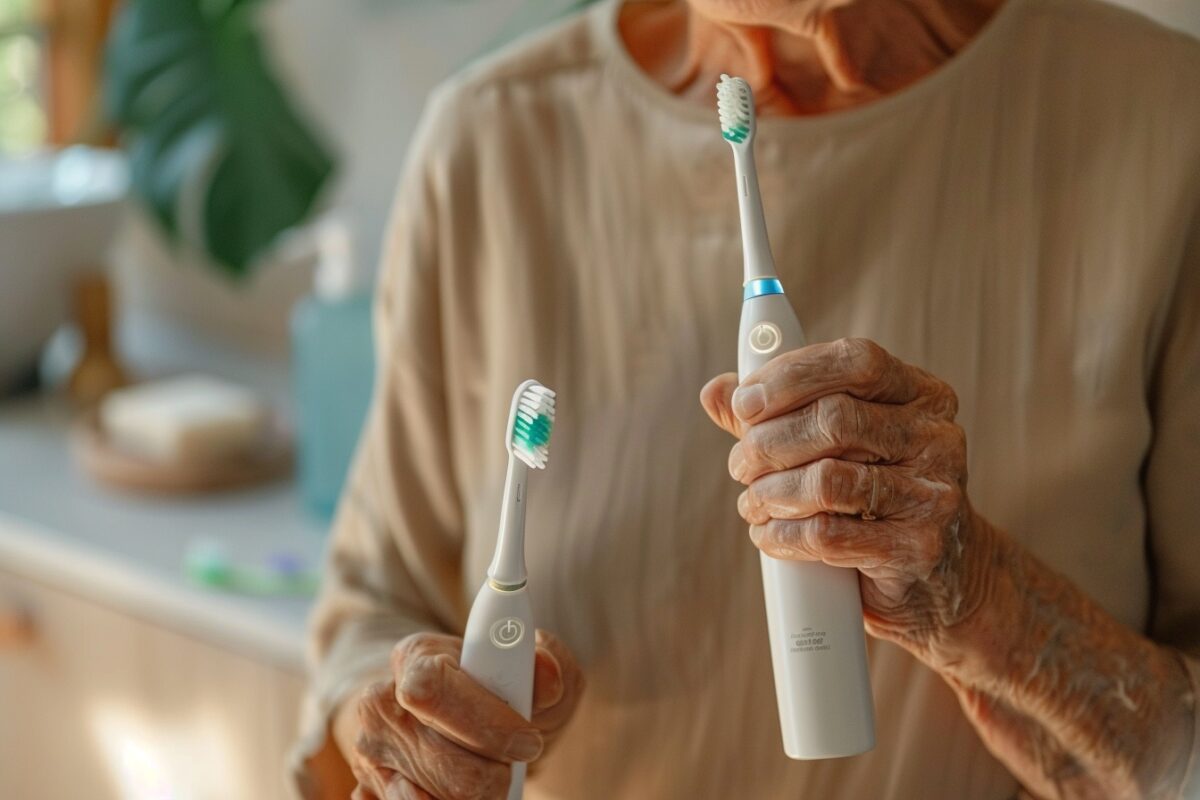 Les brosses à dents électriques sont-elles meilleures que les manuelles pour les personnes âgées ?