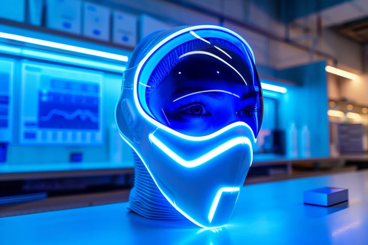 Masque LED avec lumière bleue antibactérienne avec comparatif des meilleurs produits