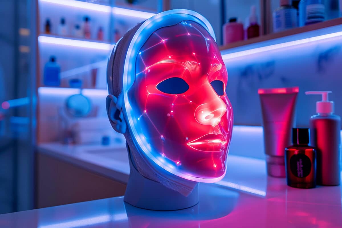 Masque LED pour acné et imperfections avec comparatif des meilleurs produits