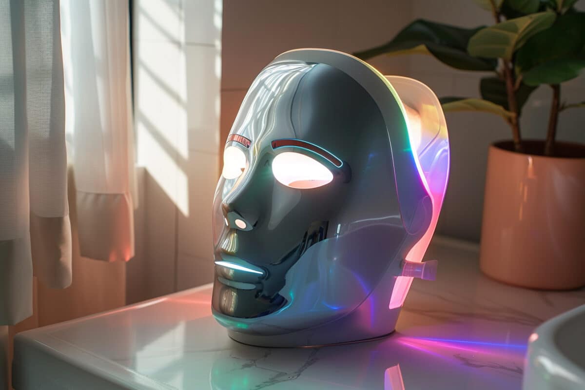 Masque LED rechargeable USB pour traitement facial avec comparatif des meilleurs produits