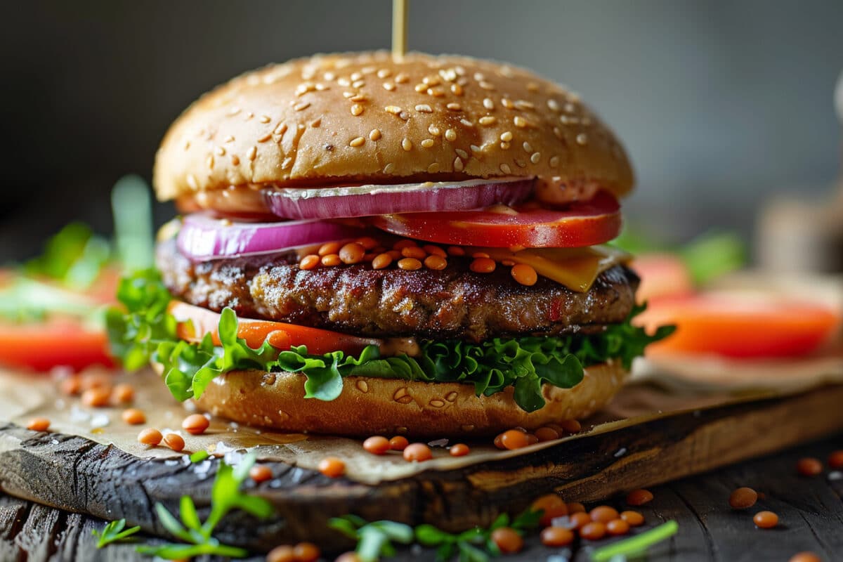 Peut-on créer un burger de lentilles gourmand et végétarien ?