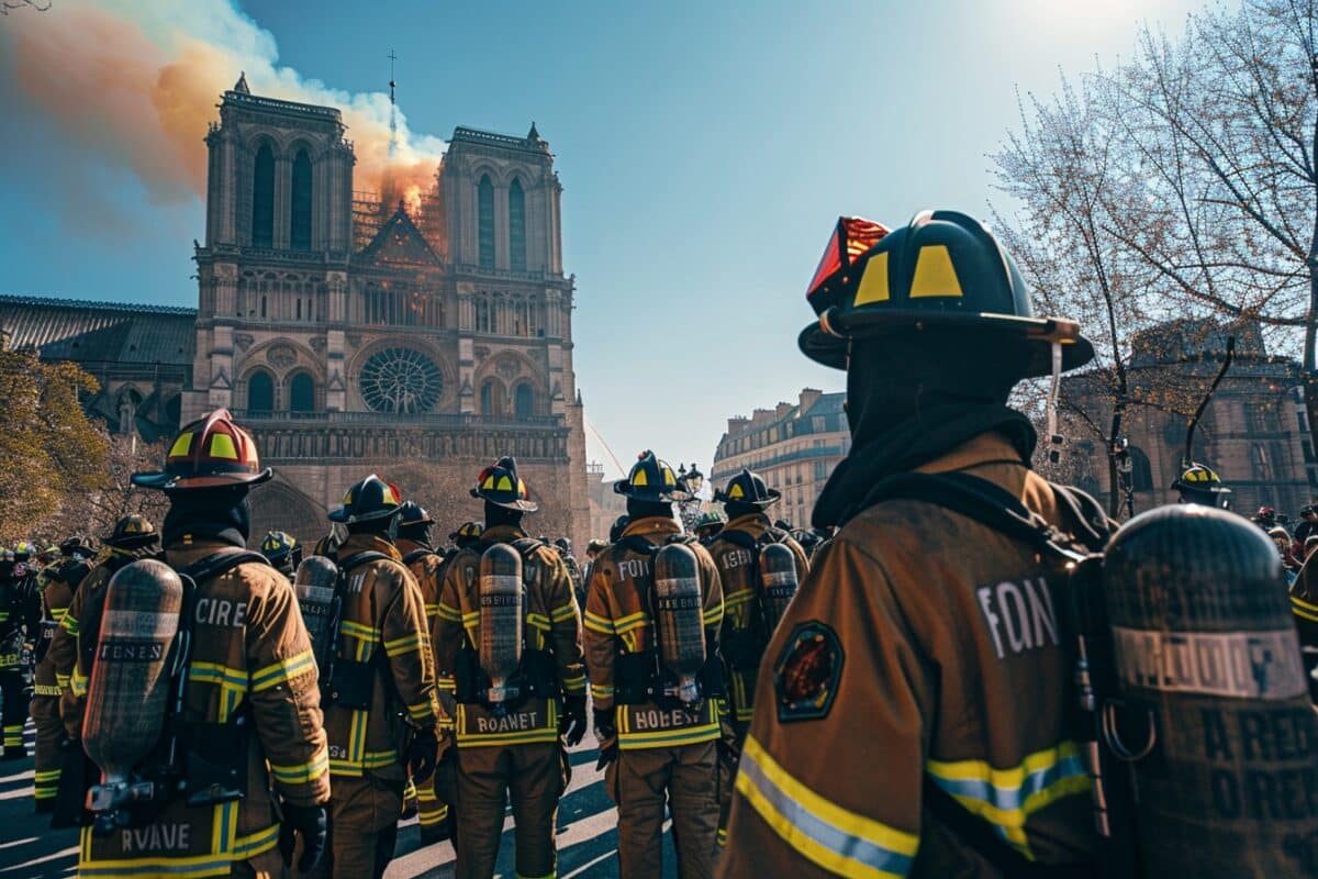 Avez-vous déjà entendu parler de ces 600 pompiers de Paris qui ont risqué leur vie pour sauver Notre-Dame ? Découvrez leur histoire héroïque!