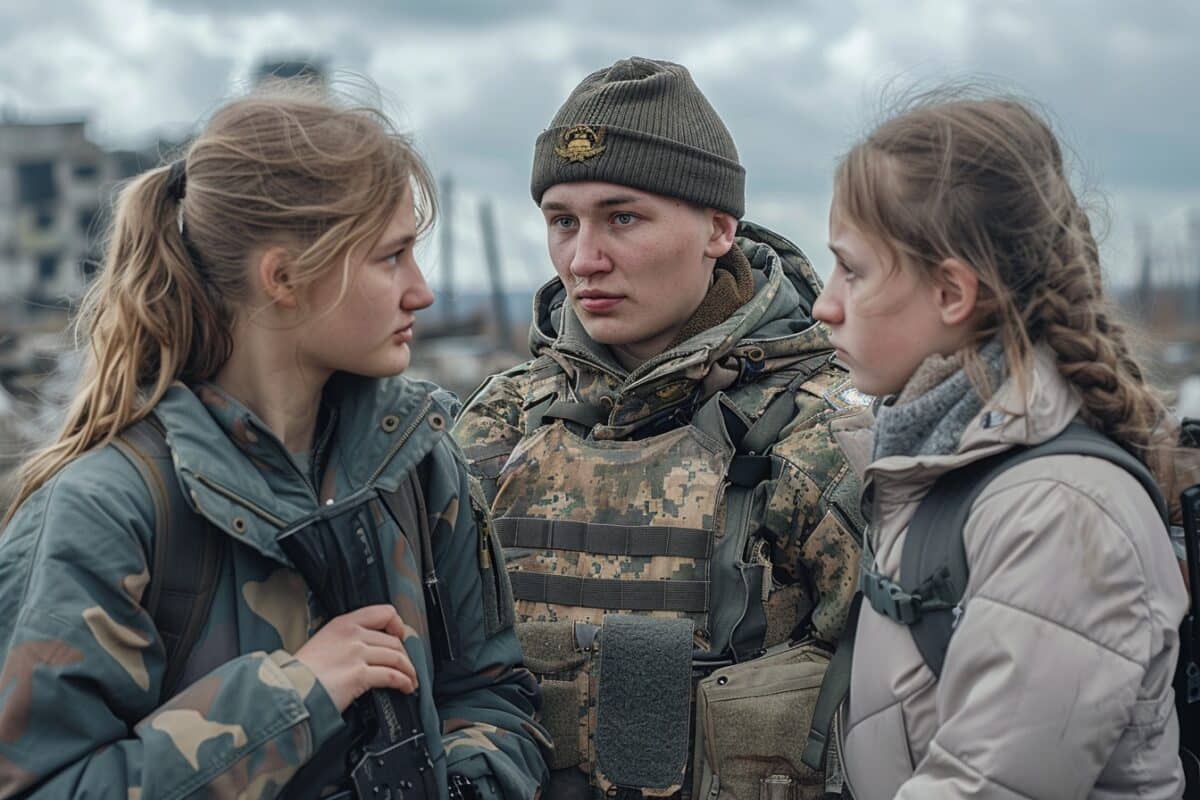 Deux étudiantes plongent dans le cœur de la guerre en Ukraine : un récit poignant d'un soldat sur le front