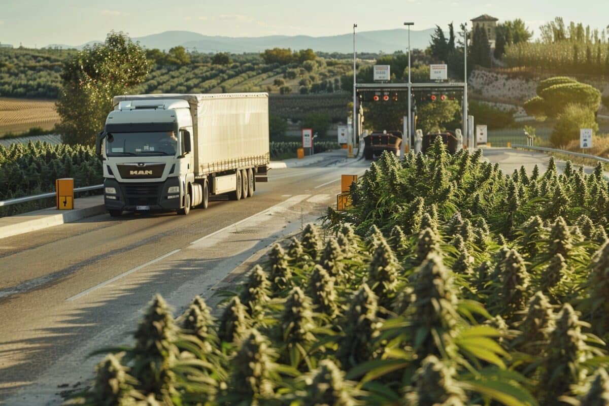 Incident insolite à Carcassonne : un chauffeur de poids lourd sous l'effet du cannabis crée le chaos sur l'autoroute A61